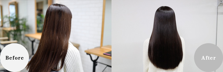 髪質改善事例